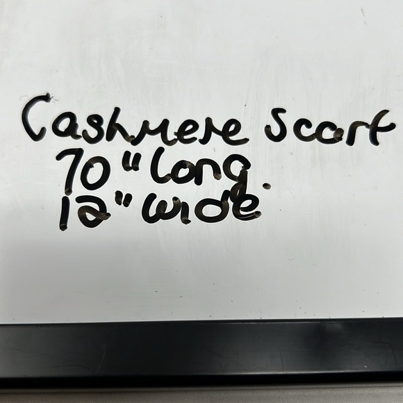 Cashmere Paisley Scarf Shawl with Fringe Beige White England Made Reversible - Picture 8 of 12